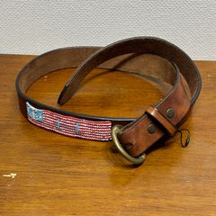 【古着】USED古着 HYSTERIC GLAMOUR ヒステリックグラマー ベルト ブラウン ヒス HYS ビーズ 240928-10