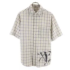 エクストララージ チェック 半袖 シャツ M グレー系 XLARGE メンズ 【中古】  【230709】 メール便可