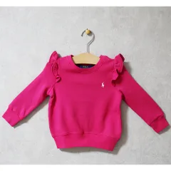 【新品】POLO RALPH LAUREN　スゥエットシャツ　フリル　ピンク　２歳