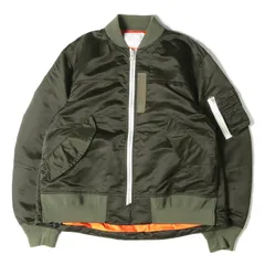 Sacai サカイ ナイロンツイル ダブルジップ ブルゾン Nylon Twill Blouson 22-02785 M 22SS アウター ボンバー ジャケット MA-1 カーキ 4 日本製 ブランドのサムネイル