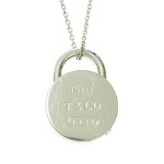 美品◎ティファニー 1837 ロック カデナ 南京錠 ネックレス シルバー