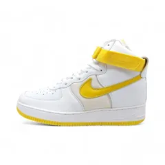 NIKE 1998 AIR FORCE1 HIGH SC WHITE/YELLOW サイズ27.5cm 630034-172 箱無し ナイキ エアフォース1ハイ ホワイト/イエロー スニーカー 大名店