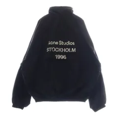 Acne Studios (アクネ ストゥディオズ) バックロゴプリント ダブルジップアップ ジャケット プリント ブラック FN-MN-OUTW001165のサムネイル
