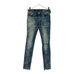 定価42900円 DIESEL D.N.A. 高級モデル　ダメージ加工デニム DIESELディーゼルDNA THOMMER ストレッチスキニーデニム 30