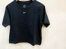 507★NIKE/ナイキ ウィメンズ NSW エッセンシャル ボクシー LBR S/S Tシャツ ブラック レディースSサイズ スポーツウェア USED ★