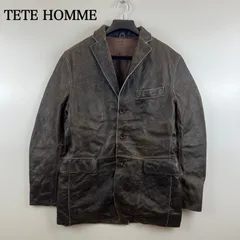 2025年最新】TETE HOMME メンズ レザージャケット・ライダースの