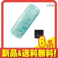 Miss Mirage(ミスミラージュ) ソークオフジェル Lオーロラ ミントグリーン G15S 2.5g 6個セット まとめ売り