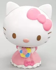 【中古】トレーディングフィギュア ハローキティ(ピンクドレスVer.) 「カプキャラ サンリオキャラクターズ5」