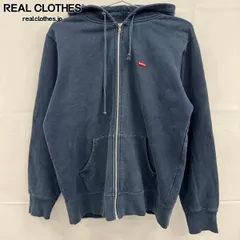 Supreme/シュプリーム Small Box Zip Up Hooded/スモール ボックス ジップ アップ パーカー/ネイビー/M