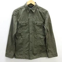 z■ユナイテッドアローズ/UNITED ARROWS B＆Y 長袖シャツ【M】カーキ/men's/195【中古】■