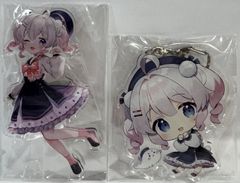 ゆずこもカフェ くじ アクリルキーホルダー 綾地寧々 架空くん 2点