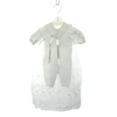 miki house ミキハウス ツーウェイオール セレモニードレス セットアップ サイズ:M-5  40-1924-365-04 ホワイト  キッズ 　240001135360