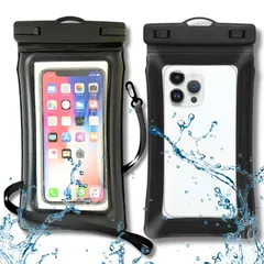 【即日発送】スマホ ケース◎】 防水 紛失時に 浮く ﾚｻﾞｰ調/防水ﾚﾍﾞﾙ最高値IPX8認定/快適ﾀｯﾁ/Face ID認証/水中撮影/ｽﾄﾗｯﾌﾟ付iPhone15/14/13/12/11/ ﾚｻﾞｰ調素材＆浮く X/8/7/SE Android/Sam