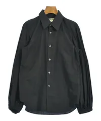 COMME des GARÇONS コムコム ブラウス　黒 コムデギャルソンCOMME des GARCONS コットン襟レースデザイン