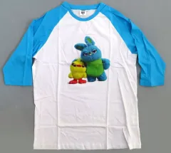 【中古】Tシャツ ダッキー＆バニー Tシャツ ホワイト Mサイズ 「トイ・ストーリー4」 MOVIX トイストーリー4公開記念 スタンプラリーキャンペーン当選品