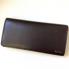 新品】ポールスミス かぶせ長財布 オールドレザー マルチストライプ