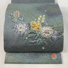 要在庫確認美品一竹工房 久保田一竹辻が花袋帯（b34-2873rym）