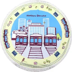 【中古】抱き枕カバー・シーツ・ブランケット 3線柄 ラウンドケット