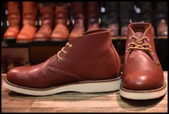 着用3回】REDWING レッドウイング 3139 チャッカ 9H ワイズD箱は 