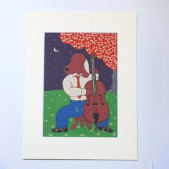 藤城清治 幸せを呼ぶ猫 ジークレー版画 48/400 - メルカリ