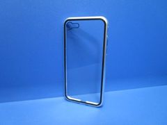 campino カンピーノ アルミハイブリッドケース  アルミバンパー + 強化ガラス iPhone SE（第3世代 / 第2世代） 8 7 シルバー CP-IA18-ALCBR/SV