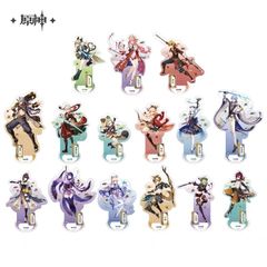 原神・公式　アクリルスタンド（稲妻城）楓原万葉　神里綾華　宵宮　早柚　雷電将軍　九条沙羅　珊瑚宮心海　トーマ　五郎　荒瀧一斗