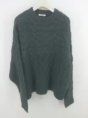 ◇ classicalelf クラシカルエルフ 長袖 ケーブル ニット セーター サイズM グレー レディース P  【1303310003907】