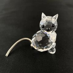 スワロフスキー　SWAROVSKI　猫　置物