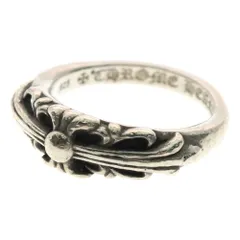 CHROME HEARTS (クロムハーツ) BABY CLASSIC ベイビークラシックフローラルクロスリング シルバー BCA338
