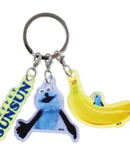 パペットスンスン 3チャームキーホルダー スンスンいろいろ　207732/ PS-5541810SI