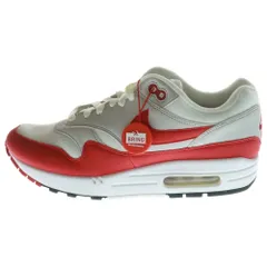 NIKE (ナイキ) Air Max 1 Anniversary Red 2017 エアマックス1 ローカットスニーカー レッド/ホワイト US9/27cm 908375-103