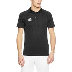 アディダス(adidas) サッカー TIRO17 ポロシャツ メンズ BRR90-BQ2622 ブラック/ダークグレー/ホワイト Sサイズ