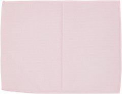 たたんで 吊れる 水切り 水切りマット 吸水マット リボン付 ピンク 30×40cm
