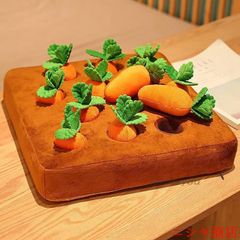 犬 おもちゃ ペットおもちゃ犬 にんじん ノーズワークマット おやつ隠し 分離不安/ストレス解消/集中力向上/嗅覚訓練 おもちゃ ban576