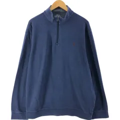 古着 ラルフローレン Ralph Lauren POLO RALPH LAUREN ハーフジップスウェットシャツ トレーナー メンズXXL相当/eaa434924