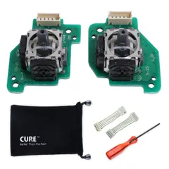 Wii U ゲームパッド Lスティック・Rスティックコントロール基板左右（ケーブル2本付き）とY字ドライバーセット