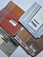 【新品】renoma メンズ ハンカチ 4枚セット