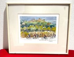 【na-00070】アート作品　額付き　ポスター　風景画　現代絵画　絵画　アート　インテリア