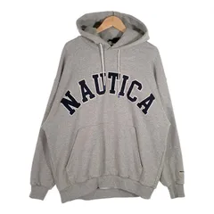 NAUTICA ノーティカ 20AW ARCH LOGO SWEAT HOODIE アーチロゴ プルオーバースウェットパーカー グレー 213-1250 Size L