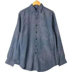 古着 ブルックスブラザーズ Brooks Brothers IRISH LINEN 長袖 リネンシャツ メンズM相当/eaa570317