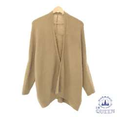 ☆美品☆ studio CLIP スタディオクリップ トップス カーディガン ロング丈 厚手 シンプル 長袖 レディース ブラウン M 901-13491 送料無料 古着