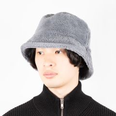 【帽子　ハット　秋冬】ファーバケットハット　 バケハ　ハット　  WS-50498　もこもこ　防寒　男女兼用　ユニセックス　メンズ　レディース　サイズ調整可能