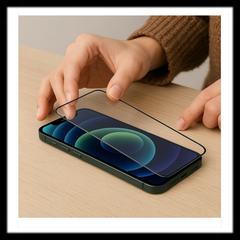 【新品未使用】D100 iPhone13 Pro／iPhone13 専用 (2枚入り) 極強化ガラス　広角のぞき見防止付き