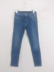◇ REPLAY リプレイ ストレッチ デニム スキニー パンツ サイズ24/28 インディゴ レディース P  【1303070009249】