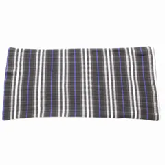 プリーツプリーズ PLEATS PLEASE イッセイミヤケ 美品 スヌード マフラー ボーダー アコーディオンプリーツ 黒 ブラック マルチカラー /UO 1115のサムネイル