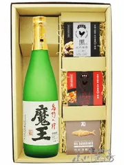 魔王 720ml + 缶詰おつまみ 3種セット【 8427 】【 芋焼酎・おつまみセット 】