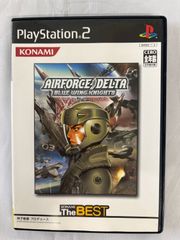 playStation2　プレイステーション2　コナミ KONAMI  (コナミ ザ ベスト)  エアフォースデルタ   ブルーウイングナイツ　AIR FORCE DELTA  　BLUEWING KNIGHTS　解説書付き　中古プレステ２ソフト　　【D11