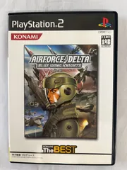 playStation2　プレイステーション2　コナミ KONAMI (コナミ ザ ベスト) エアフォースデルタ ブルーウイングナイツ　AIR FORCE DELTA 　BLUEWING KNIGHTS　解説書付き　中古プレステ２ソフト　　【D11