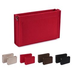 軽量 整理整頓 バックインバック インナーバッグ 小さめ 通勤 旅行 Sサイズ Bag レッド in Bag バッグインバッグ レディース フェルト メンズ
