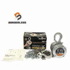 ☆未使用品☆KITO キトー 手動チェーンブロック CX005 荷重500kg/0.5ton 揚程2.5m 手動式 チェンブロック 荷揚げ機 吊り具 111469のサムネイル